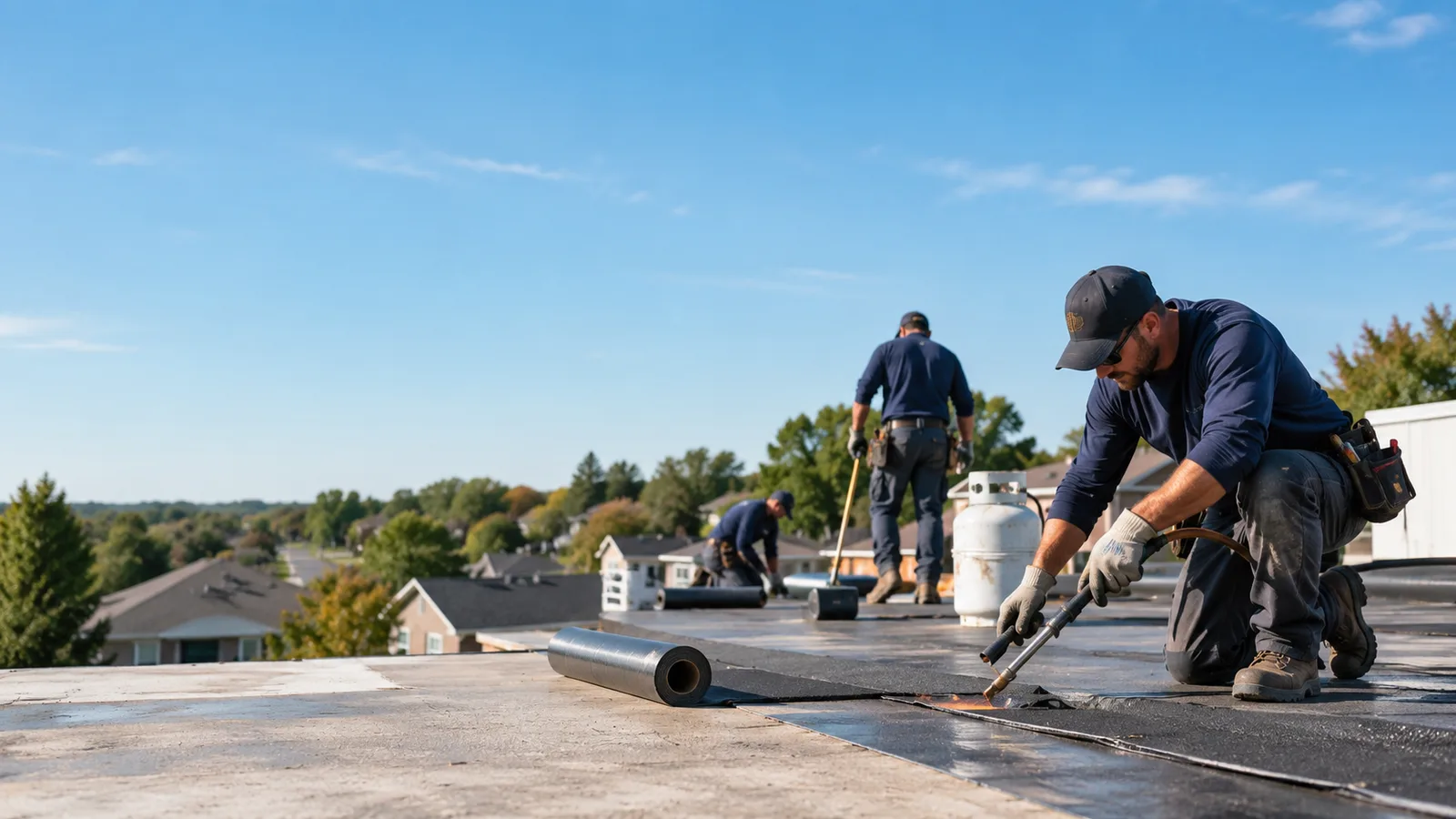 Flat Roof Leak Repair providers in Long Bottom, OH